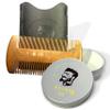 Beard & Mustache Comb and Balm Care Kit view 1