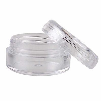 100 Pcs Clear Empty Plastic Cosmetic Containers 5 Gram Size Pot Jars Eyshadow Container Lot excellent for storing many cosmetics conveniently