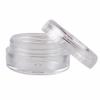 100 Pcs Clear Empty Plastic Cosmetic Containers 5 Gram Size Pot Jars Eyshadow Container Lot excellent for storing many cosmetics conveniently view 1