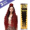 MULTI PACK DEALS! Bobbi Boss Synthetic Hair Braids Pre-Feathered 3X King Tips Body Wave 28" (3-PACK, 1B) view 3