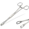 AAProTools Body Piercing Sponge Forceps Unslotted 7" Stainless Steel Professional Septum Ear Nipple Belly Nose Tongue Lip Navel Eyebrow view 1