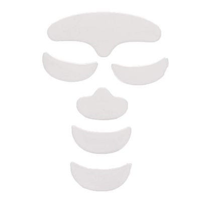 10Pcs Anti Wrinkle Silicone Patch Pad, 6 Reusable Face Wrinkle Patches for Forehead Eye Chin Face Patch Eye Mouth Upper Lip Skin Lifting Treatment and Prevention of Wrinkles