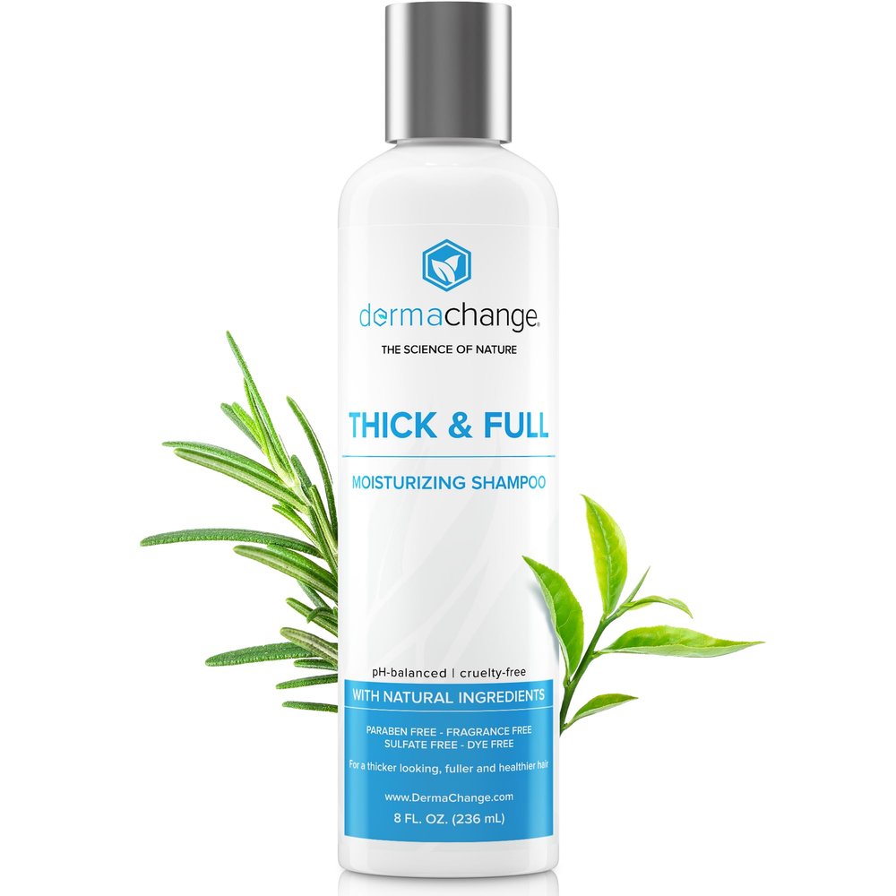 Hair Growth Shampoo for Thinning Hair and Hair Loss - Volumizing and Thickening Sulfate-Free Formula for Men and Women - Enhances Shine and Body for Color-Treated Hair with Aloe Vera (8oz)