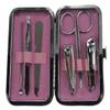 6-Piece Stainless Steel Manicure Pedicure Set,Travel & Grooming Set, Personal Care Tools, Nail Scissors Nail Clippers Kit with Leather Case view 1