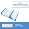 ForPro Professional Collection Non-Woven Epilating Strips, White, Tear-Resistant, Pre-Cut Strips For Hair Removal, 3" W x 9" L, 500-Count view 3
