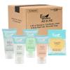 Terra Pure Eco Botanics Hotel Soaps and Toiletries Bulk Set | 1-Shoppe All-In-Kit Amenities |0.85oz Shampoo & Conditioner, Body Wash, Body Lotion & 0.89oz Bar Soap Travel Size | 75 Pieces view 1