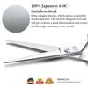 Moontay 6.0" Hair Cutting Shears with Large Finger Holes, Professional Barber Stylist Scissors, Salon Hair Cutting Scissors, 440C Japanese Stainless Steel, Silver view 3