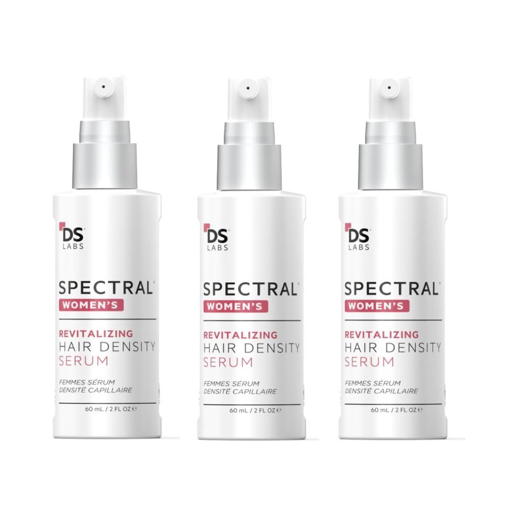 DS Labs Spectral Womens Hair Density Serum (formerly Spectral.CSF), 60mL - Lightweight Leave-In for Fuller, Thicker Looking Hair, Fast Absorbing, Non-Greasy, For All Hair Types (Pack of 3)