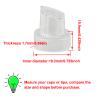 Face Care Beauty Machine Spare Parts Dermabrasion Aqua Peel Water Scrub Tips Caps 6 Plastic 2 Diamond Microdermabrasion 1 Spray Replacement Acceossories view 3
