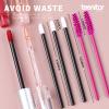 Teenitor 200 Pcs Mascara Wands & Lip Applicators Disposable, Lip gloss Lipstick Tester Disposable Makeup Applicators, Hot Red view 2