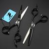 Hair Cutting Scissors, 6.0 Inch Black Professional Japan 440C Hair Cutting Shears - Salon Hair Blending/Thinning/Texturizing Scissor, Hand Sharpened view 4