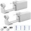 SLVIEKAE Ear Piercing Kit, 2-Pcs No Pain Easy Use at Home Ear Piercing Gun Kit Tool with Earrings Stud (White) view 1