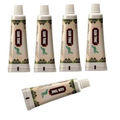 5 x Charak Gum Tone Gel (50g x 5)-Herbal astringent and antiseptic to control gingivitis