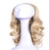 Onedor 23" Curly Hair Women Ladies 3/4 Half Wig Premium Japanese Synthetic fibers Wigs with Secured Mesh Head Cap (R1488H) view 3
