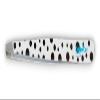 DreamCut Black and White Polka Dot Expert Slant Tweezers view 1
