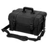 BYOOTIQUE 2in1 Soft Sided Rolling Makeup Train Case Trolley Freelance Makeup Artist Cosmetic Organize Storage Travel Case with Wheels Classic Black view 4