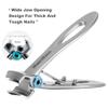 NORCHAN Large Nail Clippers Set, 5-Piece Sharp Toenail and Fingernail Clippers with Nail File, Ideal for Men and Women (Premium, Big Size, Heavy-Duty Design) view 3