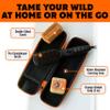 TAME THE WILD MAKE YOUR BEARD BEHAVE Beard Straightener for Men Kit - Includes Portable Heated Beard Brush, Beard Soap, Pearwood Comb, & Storage Case view 2
