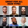 TAME THE WILD MAKE YOUR BEARD BEHAVE Beard Straightener for Men Kit - Includes Portable Heated Beard Brush, Beard Soap, Pearwood Comb, & Storage Case view 4