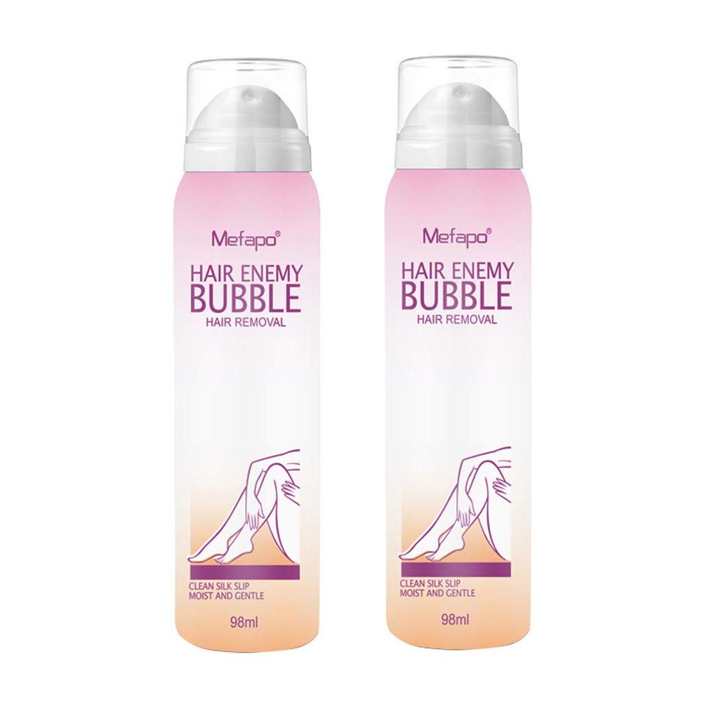 Jeeke 2 pcs Hair Removal Cream Hair Remover Lotion Natural Painless Permanent Thick Hair Depilatory Cream Used on Legs & Body Part for Men and Women, Ship from USA (White)