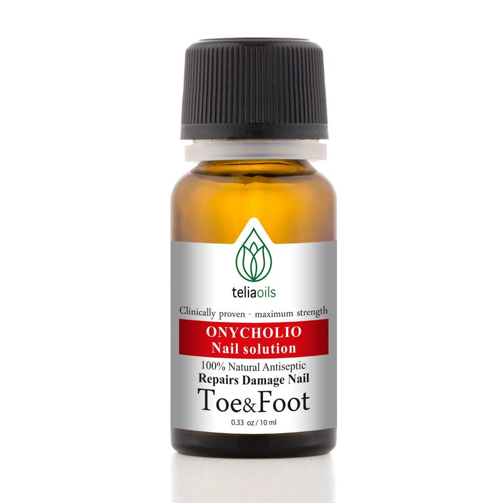 Teliaoils Oregano Healthy Nails Synergy Oil Blend - Maximum Strength Repairing Oil For Toenail Conditions, Discoloration, Yellow Brittle Nails - Natural Solution For Thick, Strong Nails - 0.33 Oz