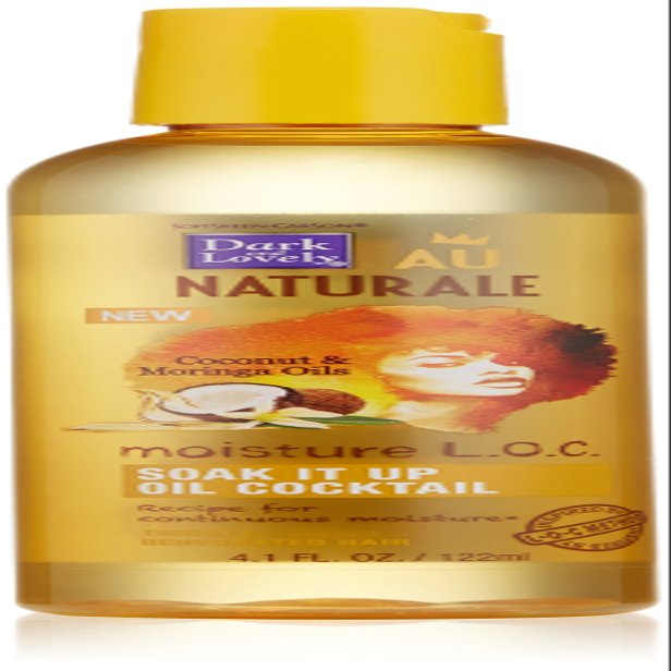 SoftSheen-Carson Dark and Lovely Au Naturale Moisture L.O.C. Soak It Up Oil Cocktail, 4.1 fl oz