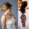 WILLBOND 60 Pieces Rhinestone Crystal Twisters Set Spiral Hair Pin Coil for Wedding, Bridal, Prom, Party and Important Occasion with Clear Container (Clear) view 4