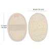 10-Pack Exfoliating Loofah Sponge Pads - Natural Luffa & Terry Cloth, Body Scrubbers for Shower & Bath Mooerca 1 view 2