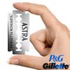 Astra Platinum Double Edge Safety Razor Blades, 50 Blades (10 x 5) view 4