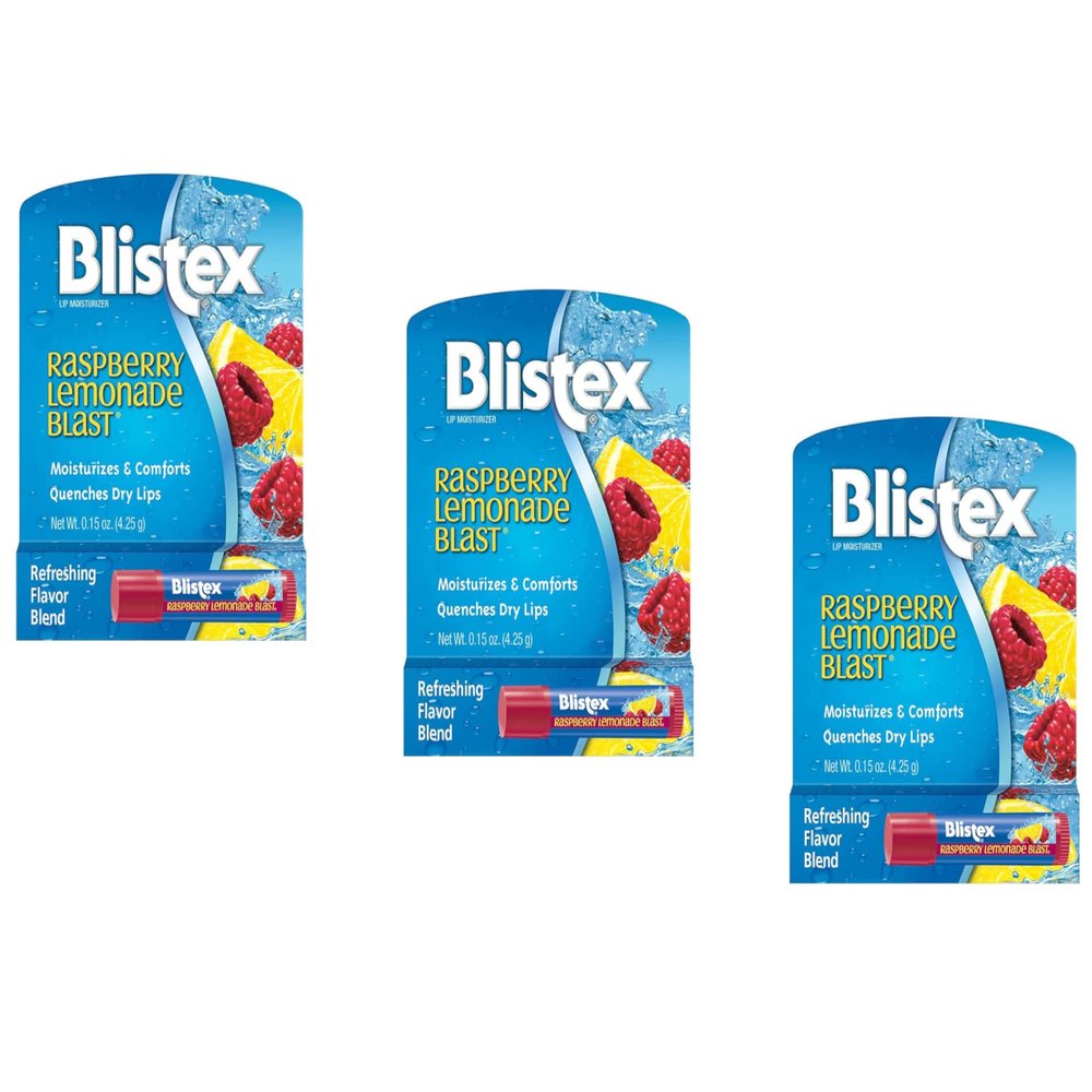 Blistex Lip Protectant (Raspberry Lemonade Blast) (0.15 oz) (3 Pack)