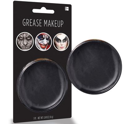 Black Grease Makeup - 0.49 oz. (Pack of 1) - Pigmented & Long-Lasting Formula Perfect for Halloween & Theatrical Performances
