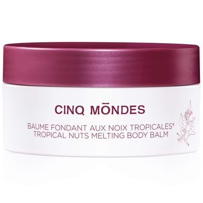 Cinq Mondes Tropical Nuts Melting Body Balm- 6.8 oz- Ultra Nourishing Balm To Rehydrate Dry Skin - For Silky And Radiant Skin- With Tamanu Nut, Coconut Oil And Kemiri Nut Oil