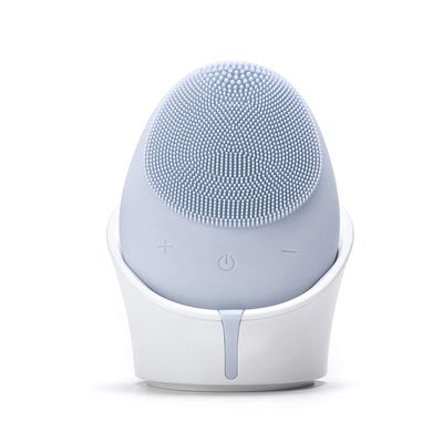 Aurora YM Facial Cleansing Brush, Silicone Face Brush,Skin Care Face Massager IPX6 Waterproof, Reducing Blackhead Acne Anti-Aging and Deep Cleaning for All Skins(Blue)
