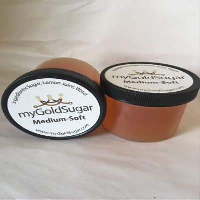 8oz My Gold Sugar - Sugaring for Hair Removal (Medium-Soft)
