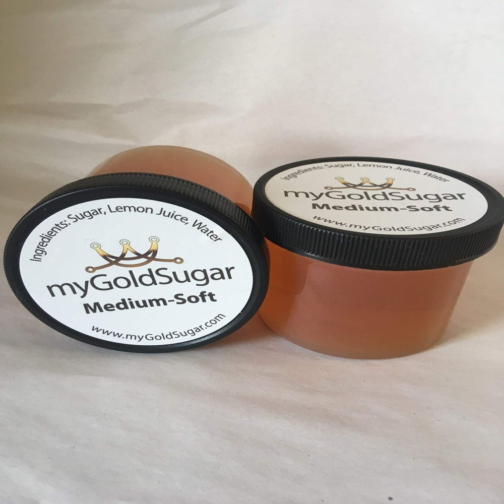 8oz My Gold Sugar - Sugaring for Hair Removal (Medium-Soft)
