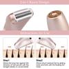 Electric Razors for Women - Painless 2-in-1 Shaver for Women Hair Remover for Face, Legs and Underarm Wet & Dry, Portable Bikini Trimmer, Lady Hair Removal with 2 Trimmer Heads- Micro USB Recharge view 2