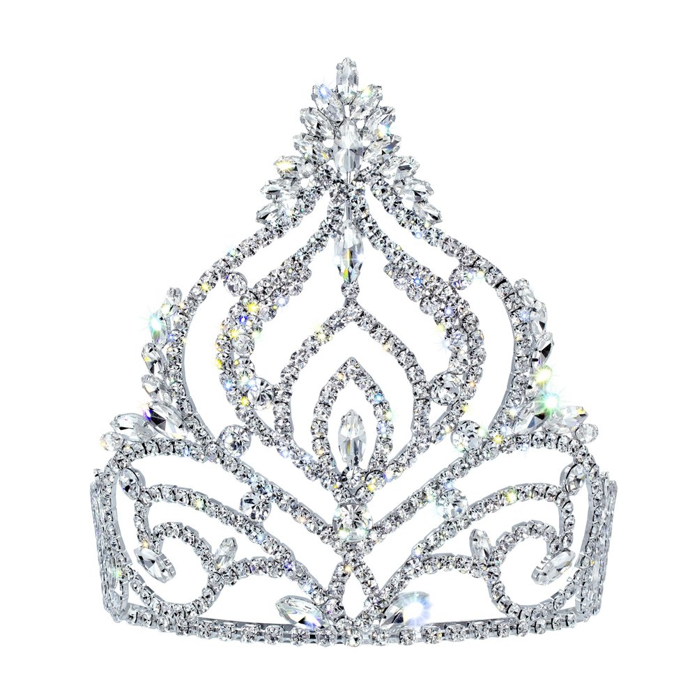 #15717 - Navette Mountain Tiara - 5.75"