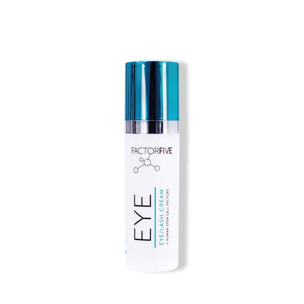 FACTORFIVE Eye and Lash Cream with Human Derived Apidose Stem Cell Growth Factors for Anti Aging, Crows Feet Reduction, and Under-Eye Bags 0.16fl oz/5ml