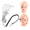 Eyebrow Stencils Kit 12Pcs Eyebrow Template with Strap Reusable Eyebrow Grooming Kit Including Eyebrow Pencils,Razor,Scissors,Tweezers for Women Eyebrow Shaping Assistant Tool view 2