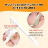 Nose Hair Removal - Wax Kit for Men and Women with 50g, 20 Applicators, 10 Pods, 1 Measuring Cup, 8 Moustache Stencils view 3