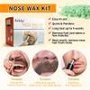 Nose Hair Removal - Wax Kit for Men and Women with 50g, 20 Applicators, 10 Pods, 1 Measuring Cup, 8 Moustache Stencils view 4