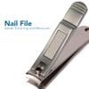 Ultra Sharp Nail Clippers Set - 2 Pack Stainless Steel Fingernail & Toenail Trimmers with Built-in Nail File for Women & Seniors (Silver) view 2