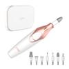 Pure Enrichment PureNails Luxe Rechargeable Manicure Set - Cordless Portable Electric Nail Drill for Acrylic Gel Nails, Manicure Pedicure with 9 Sapphire Filing Attachments and LED Grooming Light view 1