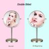 Double Sided Round Shaving/Make Up Mirror 3X Magnifying 360 Swivel Pocket Compact Cosmetic Mirror for Table Top Travel Bedroom view 2