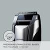 Panasonic Multi-Groomer Electric Beard Trimmer for Men, Mens Trimmer for Beard, Hair and Body, 39 Trim Length Settings with 3 Attachments, Corded/Cordless Operation  ER-GB80-S (Silver) view 3