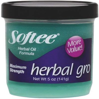 Herbal Gro Maximum Strength - Enhance & Nourish All Hair Types, 5 oz,(Softee Products) - 2 pieces