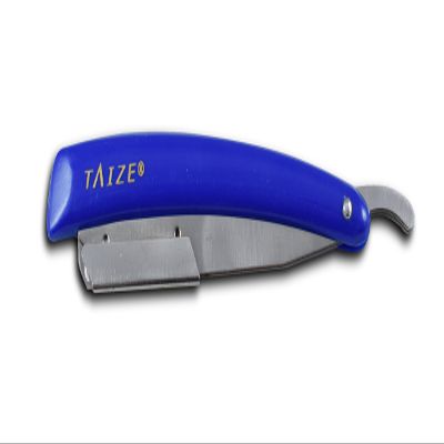 TAIZE - Straight Edge Razor - Professional Barber - Japanese Stainless Steel - Blue - 5''