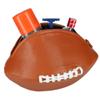 Enroute Men's Football Travel Toiletry Bag, Brown, Black, One Size view 2