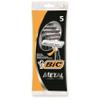 Bic Metal Men's Disposable Shaving Razors, 5-Count x 1 Pack view 1