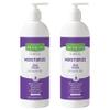 Medline Remedy Clinical Skin Cream, Vanilla Scent (16 fl oz), 2 Count, Moisturizing Face and Body Cream for All Ages, Paraben & Sulfate Free, Quick Absorbent Formula, Hypoallergenic Skin Moisturizer view 1